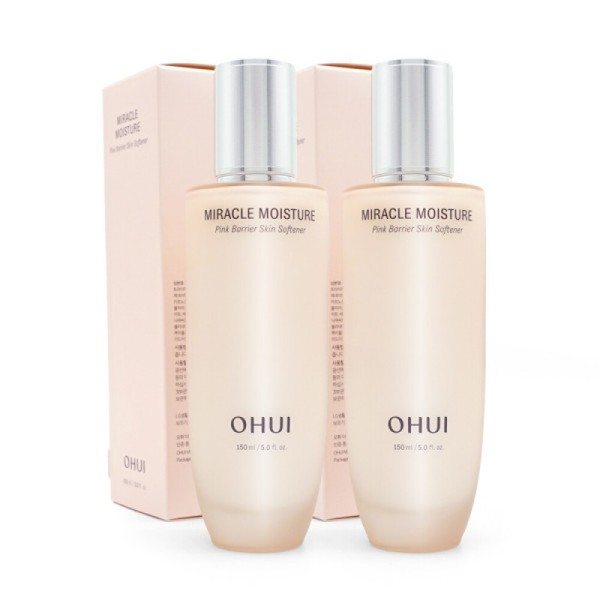 Ohui Miracle Moisture Pink Barrier Skin Softener 150ml x 2