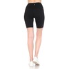 Leggings Depot YL77AS8-BLACK-L High Waisted 8" Yoga Shorts with Side