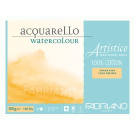 Fabriano ATW BL 4CO 20F GF Watercolour Paper 23 x 30.5 cm White