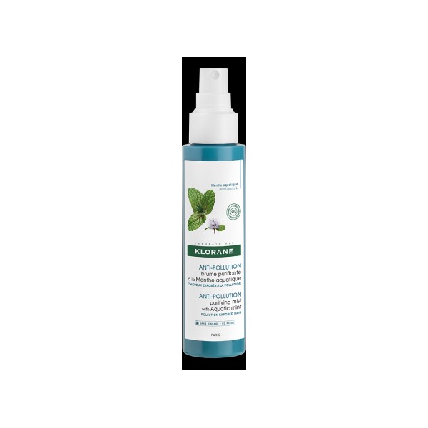 Klorane Anti-Pollution Purifying Mist with Aquatic Mint, 100ml