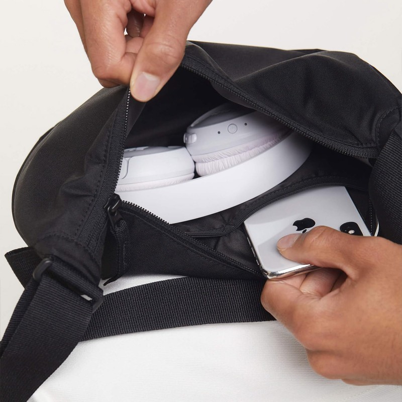 GOT BAG Moon Bag Crossbody Bag Small Black, black