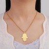 EUEAVAN Hamsa Hand of Fatima Necklace for Women Hebrew Blessing