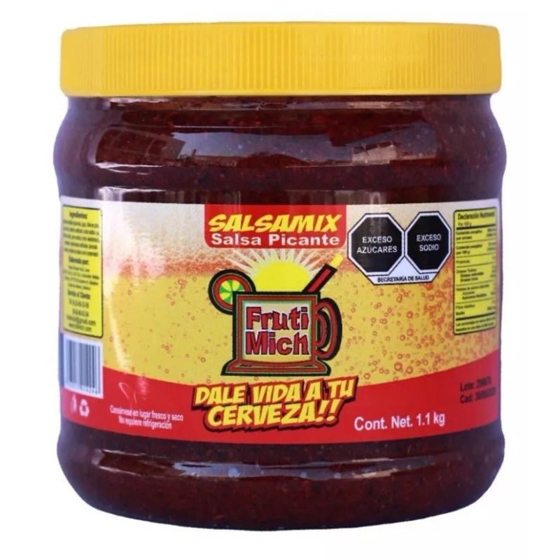 Fruti Mich Escarchado Para Michelada Sabor Tradicional 1.1kg Frutimich