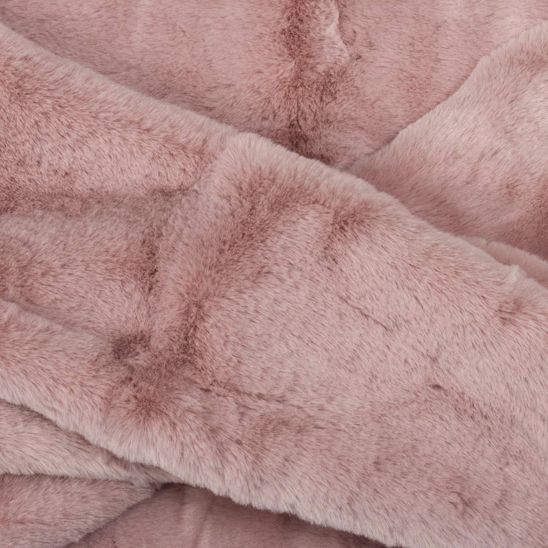 Caspar SC480 Warm Elegant Women's Winter Fur Loop Scarf, antique