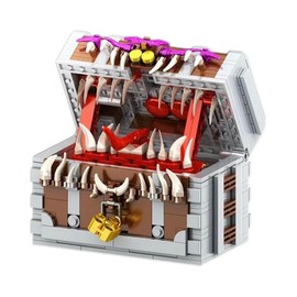 TOYSLINE-Treasure Chest Monster Game series Building Blocks MOC 027 Assemble Bricks Toys Gift For Children Kids
