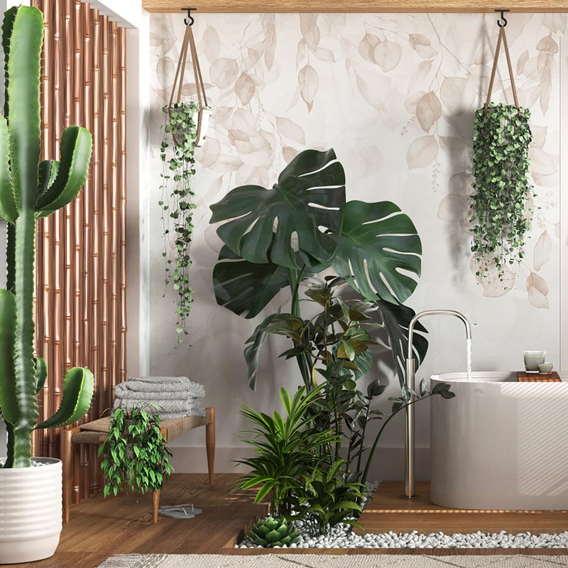 CQ Garden Ceiling Hooks for Hanging Plants, Plant Hangers Outdoor
