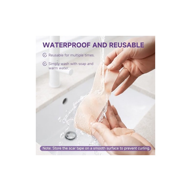 Reusable Silicone Scar Tape for Effective Scar Treatment