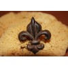 Pack of 10 Cast Iron Fleur De Lis Knobs Cabinet
