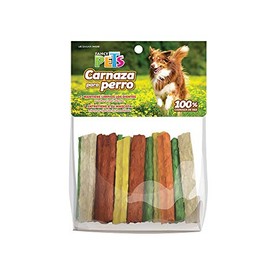 Fancy Pets Palitos Gruesos de Carnaza de Res Sabores Variados para Perros con 20 Piezas