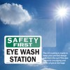 Eye Wash Station OSHA Safety First Vinyl Decal Label 5