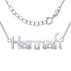 SILVEGO Women's Necklace 925 Sterling Silver Pendant with Name, Sterling