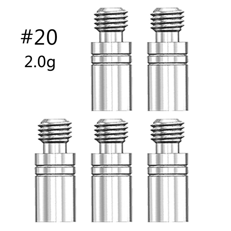 vsilay 5 Pcs 2BA thread Dart Weight Add Accentuators Tool