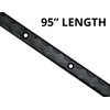 VanEssential 95" Venture Track T-6 Aluminium L-Track Black Anodized (Semi