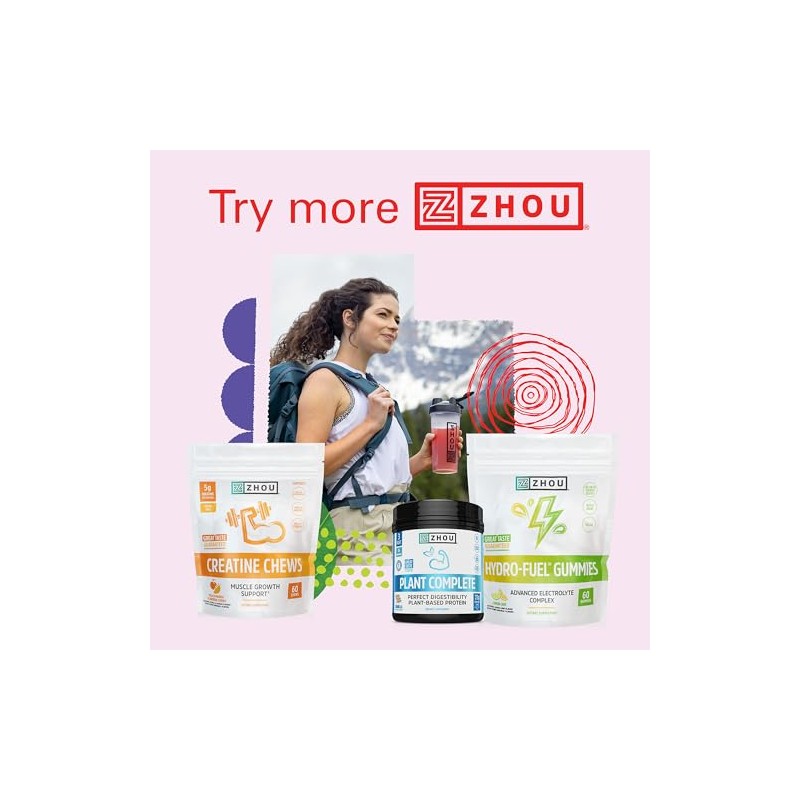 Zhou Nutrition Nitric Oxide With Arginine Citrulline Malate Aakg And