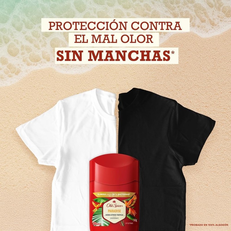 Old Spice Desodorante en Barra para hombre Paradise 50 g