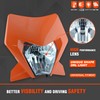 fewfuss Universal Dirt Bike LED Headlight Kit, Motorcycle Dirt Pit