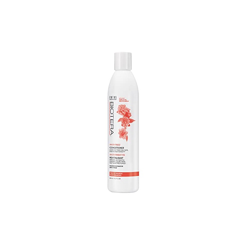 Biotera Anti-Frizz Intense Smoothing Conditioner, with Camellia Oil, Paraben-Free, 15.2-Ounce
