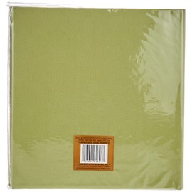 Pioneer 9 x 9-inch Cloth Photo Album with Frame, Sage Green