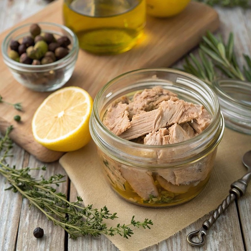 Tuna Fish Pole and Line (Pack of 1, Olive Oil)