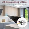 Nizirioo 16 mm Touch Dimmer Switch LED Touch Switch 5-24