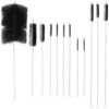 Lisnhlin 12Pcs 61820 Car Cleaning Brush Kit Stainless Steel Wire