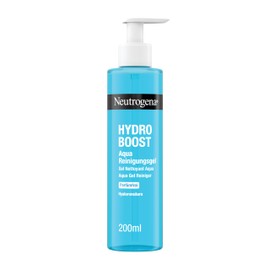 Neutrogena Hydro Boost Aqua Cleansing Gel Fragrance-Free (200 ml) Clarifying Face Cleansing with Moisturising Hyaluronic Acid for All Skin Types