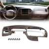 CROSSDESIGN Dash Pad Bezel Graphite Brown Compatible with Ford F150