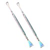 Baluue 2pcs Facial Skin Care Tool Blackhead Shovel Stainless Steel