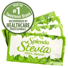 SPLENDA Naturals Stevia Sweetener: No Calorie, All Natural Sugar Substitute w/ No Bitter Aftertaste. Single Serve Granulated Packets (80 count)