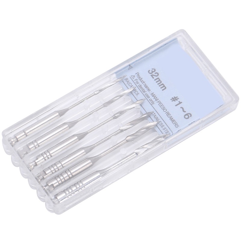 6pcs Dental Peeso Reamers Drill File Endodontic Files for Endodontic