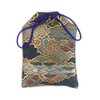 Amulet Bag 合掌 For French Navy Blue Height 12 cm X