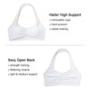 OMKAGI Halter Sports Bras for Women Open Back Workout Bras