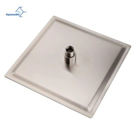 Free Shipping 10 Inch Ultra-Thin CUPC Watermark Adjustable Square Rain Bathroom Top Rainfall Shower HeadMaterial: Stainless Steel, Color: Brushed nickel