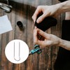 Lotsdonxia 50 Pcs Stainless Steel U-Shaped Sewing Pins Durable 23mm