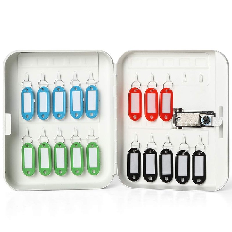 Jssmst Handheld Safe Key Box Key Storage Compact Wall Mount