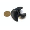6 Pieces RC toy 40mm 3-blade Plastic Prop Propeller Boat