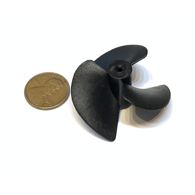 6 Pieces RC toy 40mm 3-blade Plastic Prop Propeller Boat