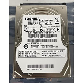 MK3261GSY Toshiba 320GB 16MB Cache 7200RPM Serial-ATA 3.0Gbps 2.5-inch Internal Hard Drive Mfr P/N MK3261GSY