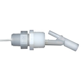 Madison M8700-C Polypropylene HVAC Series Condensate Level Float Switch, 30 VA SPST, 1/2" x 3/4" NPT Male, 100 psig Pressure