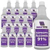 MaxTite Isopropyl Alcohol 91% (4 Gallon, 16 Pack of 32oz)