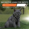 Adjustable Cat Harness, Breathable, Reflective Fabric, Tip for Outdoor Walking,