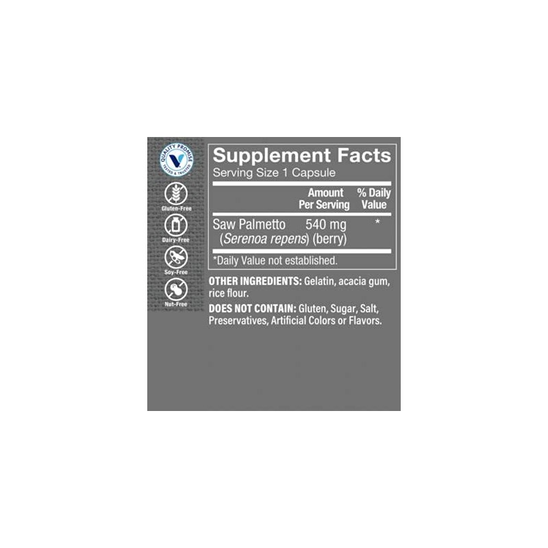 The Vitamin Shoppe Saw Palmetto Berries 540MG (300 Capsules)