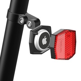 Tavaler Airtag Bicycle Hideout, Reflectors Bicycle Children StVZO Approved, Airtag Bicycle Mount Reflector for Seat Posts 22.2-31.8 mm, Bicycle Reflectors Rear for Road Bike, MTB, E-Bike