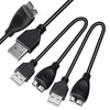SaiTech IT 2 Pack USB 3.0 Cable A to Micro