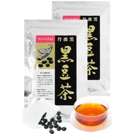 Yakuno Bussan Tanba Black Black Bean Tea Bag, Made in Japan, Round Grain Type with No Turbid Taste / Premium Varieties Use, 160 Cups (0.3 oz (10 g) x 12 Packets x 2 Bags/[1 Packet 1-1.8 L] Warm