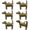 KYIEN Adorable Golden Retriever Cabinet Knobs, 6Pcs Bronze Dog Single