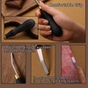 DIUDUS Pro Detail Rougher, Leather Roughing Tool Roughing Leather Craft