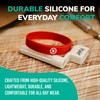 CONTACT CO. Smart Emergency ID Silicone NFC Wristband, Vibrant Smart