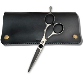 Saki Makoto Hair Cutting Shears for Students and Professionals - Crafted from Japanese 440C Steel - Razor Sharp Convex Cutting Blade for Barbers and Hairdressers