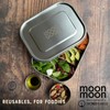 Moonmoon Stainless Steel Lunch Box (1.4 litres) | Metal Bento